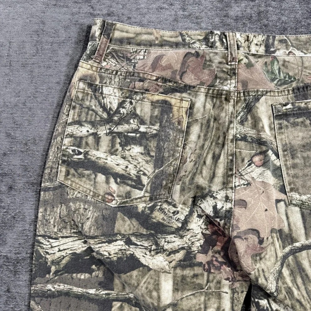 Mossy Oak Break-Up Infinity Pants Men's 38x30 Green Camo Hunting‎ Cotton Outdoor